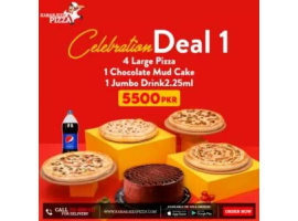 Kababjees Pizza Celebration Deal 1 For Rs.5500/-